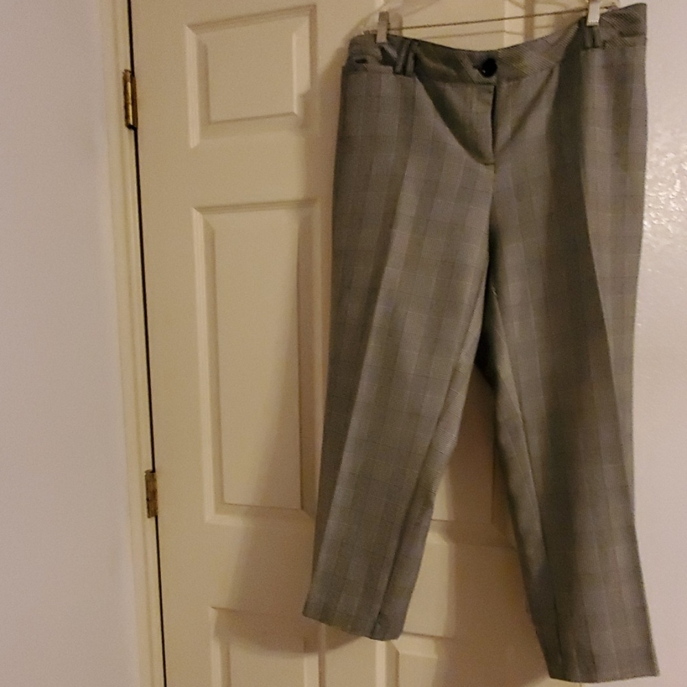 Avenue Houndstooth plaid trousers